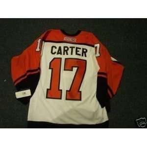 Jeff Carter Autographed Jersey   2010 Stanley Cup Flyers   Autographed 