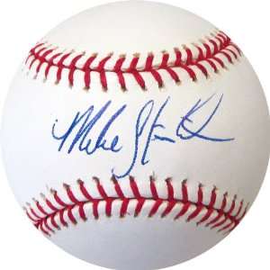Mike Stanton Autographed Baseball   Autographed Baseballs
