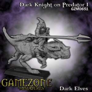   Miniatures Dark Elves   Dark Knight on Predator I (1) Toys & Games