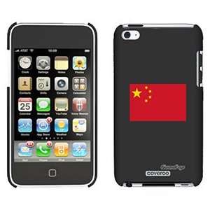  China Flag on iPod Touch 4 Gumdrop Air Shell Case 