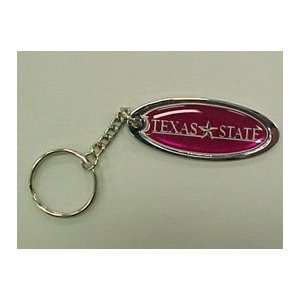  Texas State Bobcats Key Chain/Texas State/Straight Logo 