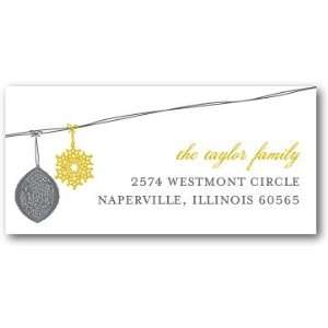  Holiday Return Address Labels   Heirloom Ornaments By Le 