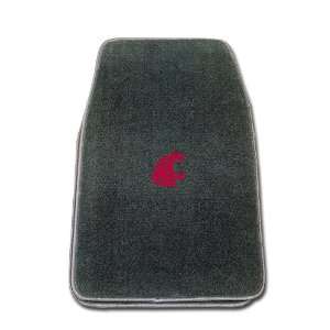   Universal Fit Front Two Piece Floormat with NCAA Washington State Logo