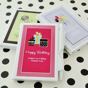  Personalized Birthday Notebook Favors Health & Personal 
