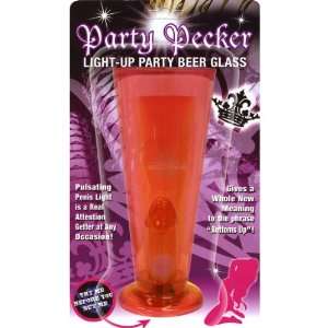  Party Pecker Light Glass Red