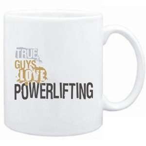    New  True Guys Love Powerlifting  Mug Sports