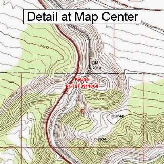   Quadrangle Map   Kyune, Utah (Folded/Waterproof)