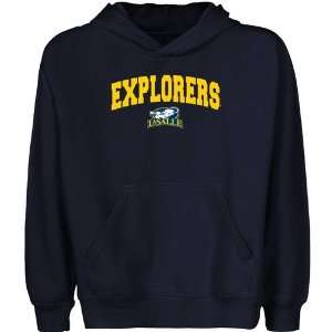  NCAA La Salle Explorers Youth Logo Arch Pullover Hoody 