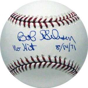 Bob Gibson Autographed Baseball with No Hitter and Date Inscriptions 