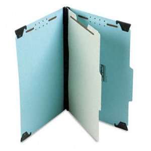   Pressboard Hanging Folder, Legal, Four Section, Blue Electronics