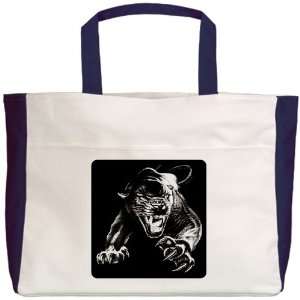  Beach Tote Navy Black Panther 