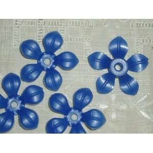 Vintage Blue Coreopsis Plastic Flower 