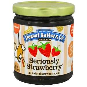 Peanut Butter & Co.   Seriously Strawberry All Natural Strawberry Jam 