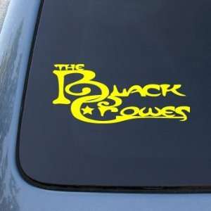 BLACK CROWES   Vinyl Car Decal Sticker #A1584  Vinyl Color Yellow