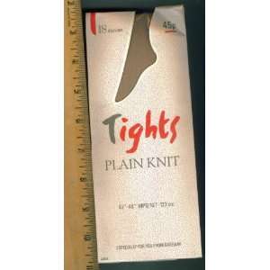  18 Denier Plain Knit Tights. 42  48 hips 107 122 cm 