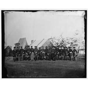   Falmouth, Virginia. Officers of 61st New York Infantry