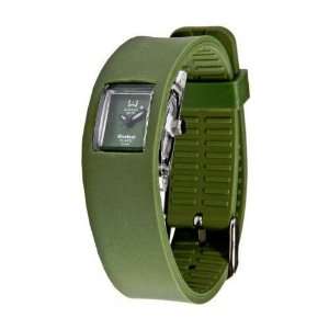    Wooloot Ion Costa Silicone Sport Watch, Dark Green Electronics