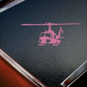  UH 1 Iroquois Huey Gunship Left Pink Decal Car Pink 