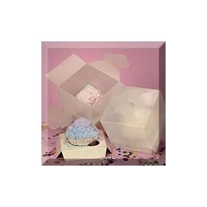 50ea   4 X 4 X 4 Flower Top White Frosted Box Health 