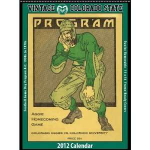   State Rams Vintage 2012 Football Program Calendar
