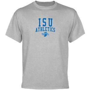    Indiana State Sycamores Athletics T Shirt   Ash