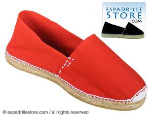 Made in Spain   Classic flat canvas espadrilles for men and woman 