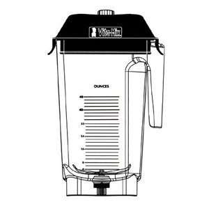 CONTAINR 48Z ICE BL & LID, EA, 04 0435 VITA MIX CORPORATION BLENDERS 