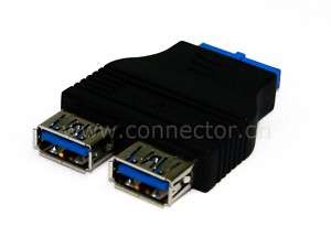 ports USB 3.0 A Female to Motherboard 20Pin Adapter  