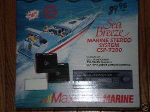 Maxxima Marine Stereo System with Speakers CSP 7200 New  