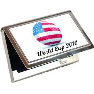  USA World Cup Soccer 2010 Business Card Holder Office 