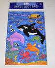 Under The Sea Whale,Dolphin,​Fish Plastic Vinyl Party Loot Bags 8pcs 