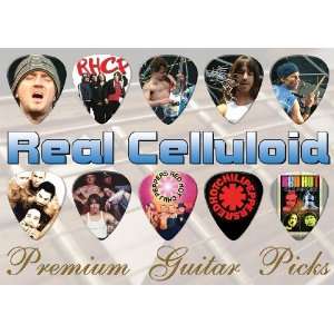  Red Hot Chili Peppers Premium Guitar Picks X 10 (C 