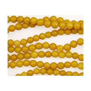 Yellow Jasper Beads Round 4mm