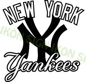YANKEES Vinyl Decal Sticker NEW YORK YANKEES BASEBALL  