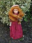   Victorian Bisque Head MY SWEETHEART 1800s Brown Eyed Doll  