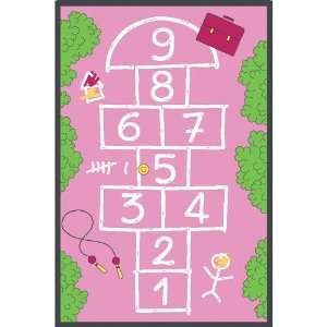 Chalk Walk Hopscotch Play Rug by Learning Carpets