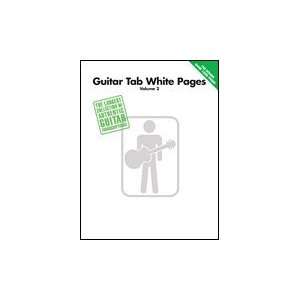  Guitar Tab White Pages, Volume 2 Musical Instruments