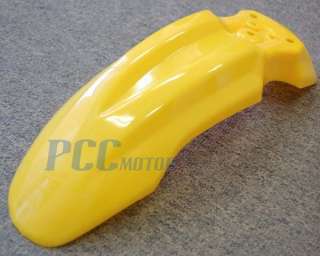 YELLOW PLASTIC FENDER KIT HONDA CRF XR XR50 CRF50 PS06  