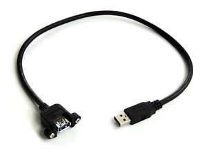 USB 3.0 panel mount female To Male A MF extension cable  