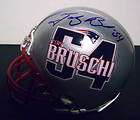 Tedy Bruschi Autographed 54 Mini Helmet COA