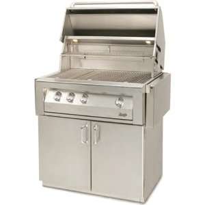   36 Inch Propane Gas Grill On Cart With Sear Zone Patio, Lawn & Garden
