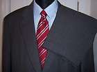 RECENT 2003 SAMUELSOHN SB Como S120s grey w/red check 2btn suit Sz 