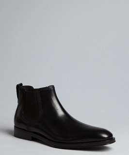 Salvatore Ferragamo black leather Camerun ankle boots