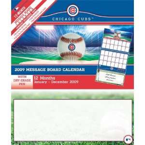   Chicago Cubs 2009 12 Month Message Board Calendar