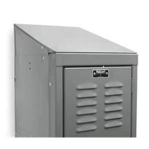   12x18x6 Hallowell Gray Ind Slope Top Locker Accy