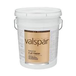 Valspar Ultra Premium 5 Gallon Exterior Latex Flat Base 1 007.0073638 