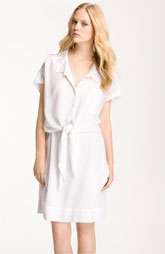 Diane von Furstenberg Linnia Tie Front Shirtdress $345.00