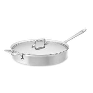   Stainless Steel 6 Quart NonStick Sauté Pan with Lid
