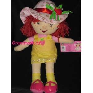  Strawberry Shortcake Yellow Sundress Plush Doll 16 Inches 