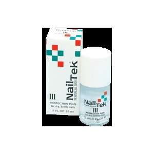   NailTek Protection Plus III Nail Treatment Strengthener 0.5oz Beauty